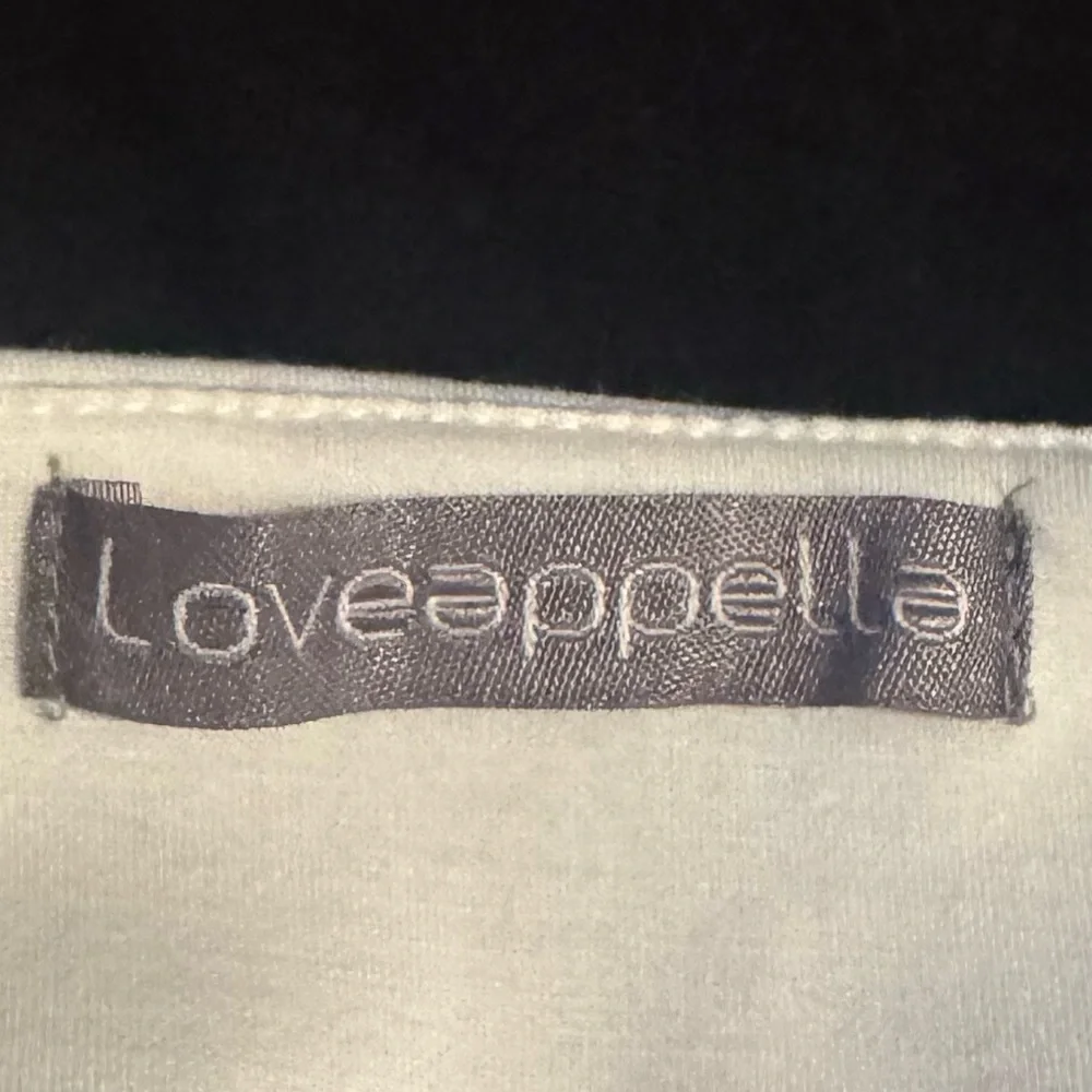 Loveappella Black & White Colorblock Wrap Dress Spaghetti Strap Size L EUC - Picture 4 of 7